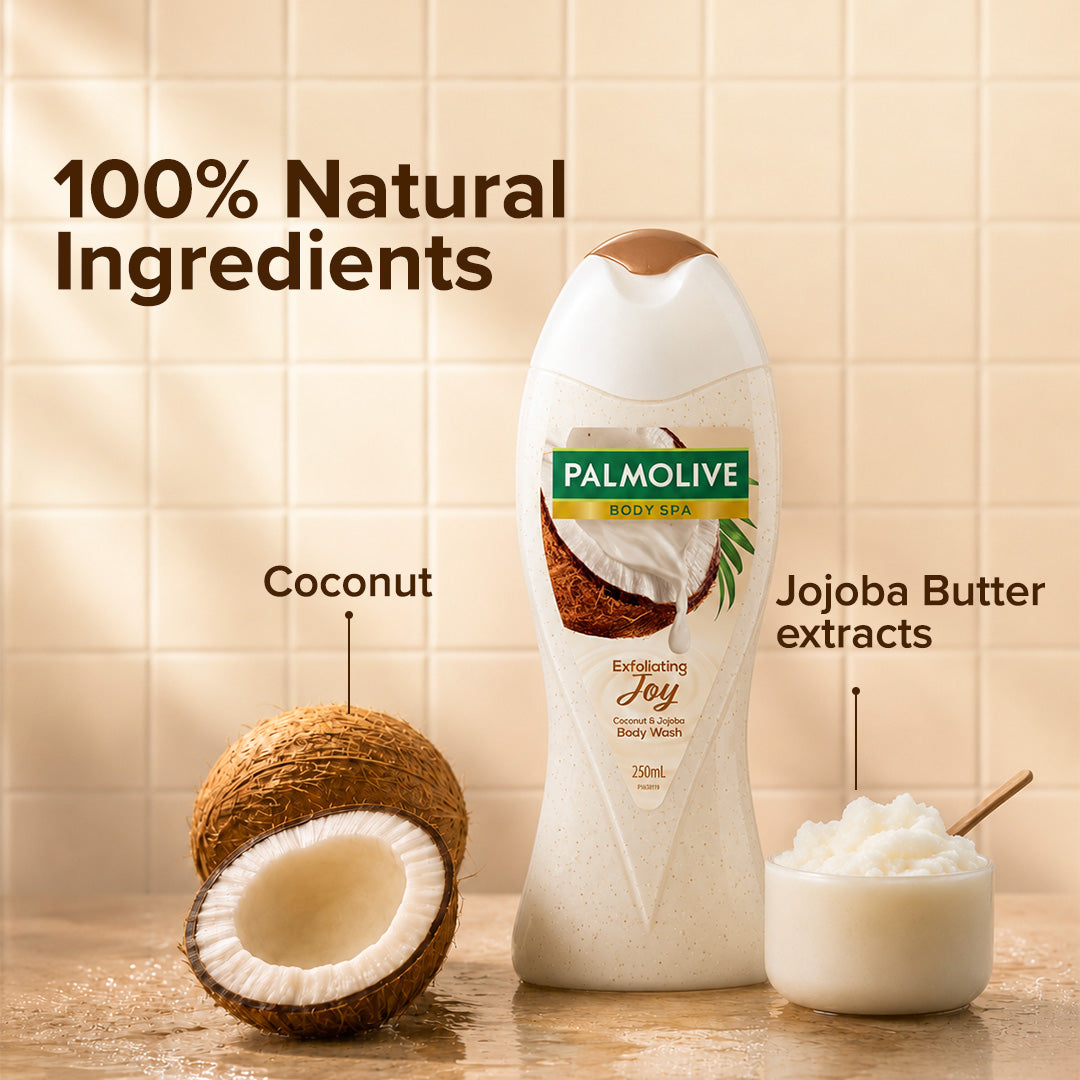 Palmolive Coconut Joy Exfoliating Body Wash