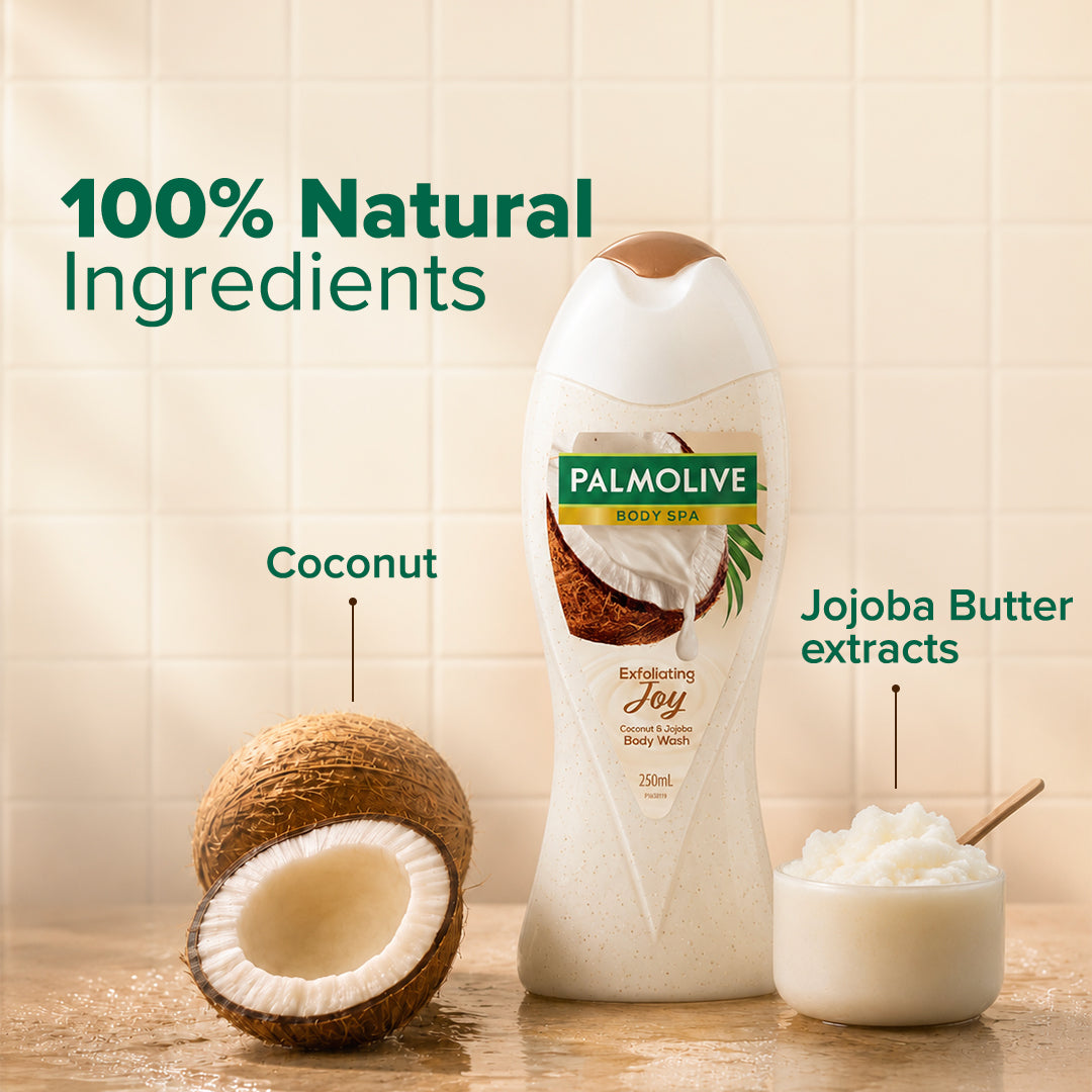 Palmolive Coconut Joy Exfoliating Body Wash