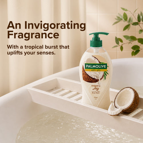 Palmolive Coconut Joy Exfoliating Body Wash