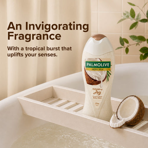 Palmolive Coconut Joy Exfoliating Body Wash