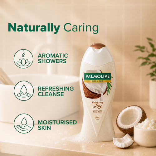 Palmolive Coconut Joy Exfoliating Body Wash - 250ml