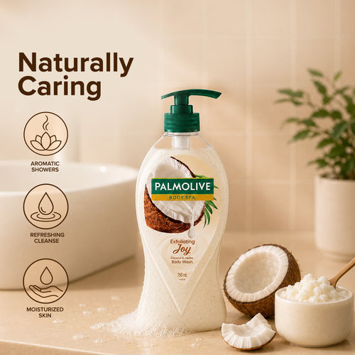 Palmolive Coconut Joy Exfoliating Body Wash