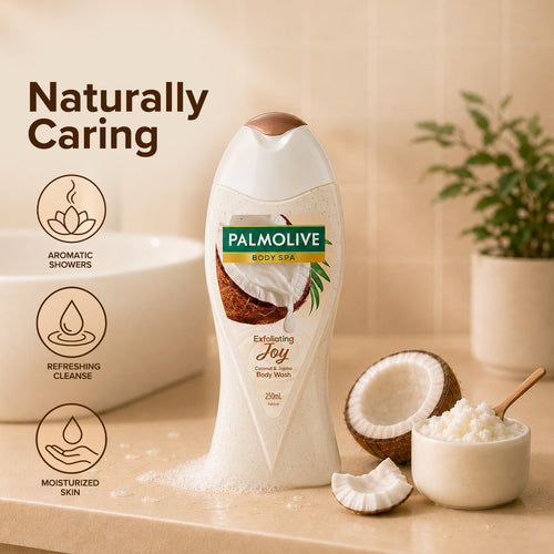 Palmolive Coconut Joy Exfoliating Body Wash