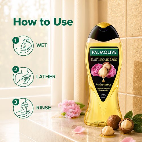 Palmolive Luminous Oil Invigorating Body Wash - 250ml
