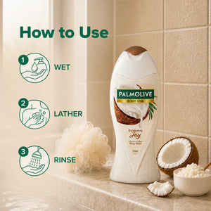 Palmolive Coconut Joy Exfoliating Body Wash - 250ml