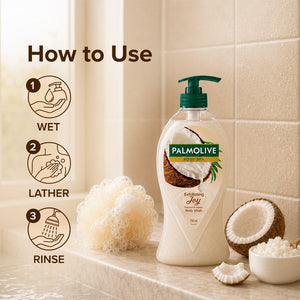 Palmolive Coconut Joy Exfoliating Body Wash