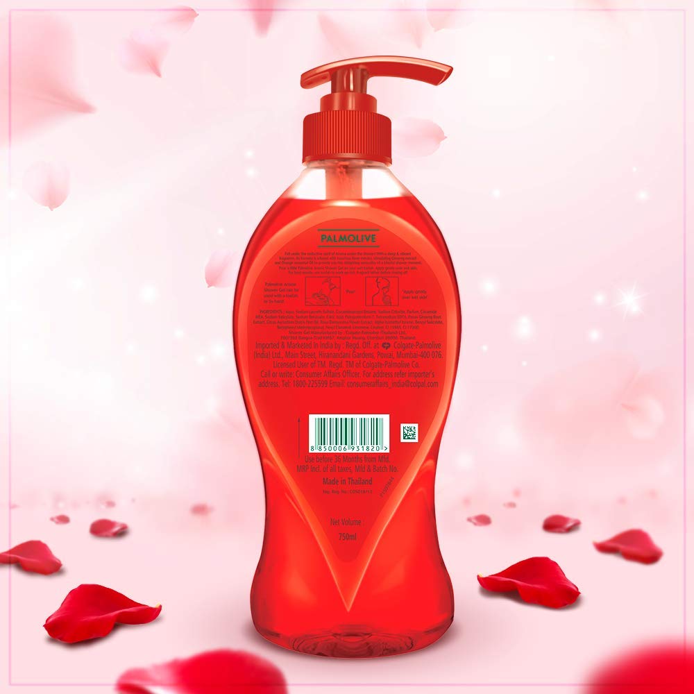 Palmolive Aroma Sensual Shower Gel 750ml back Palmolive Aroma Sensual Shower Gel 750ml back
