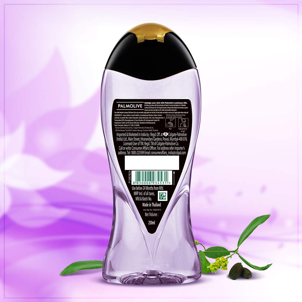 Palmolive® Luminous Oil Enriching Coconut 250ml back Palmolive® Luminous Oil Enriching Coconut 250ml back