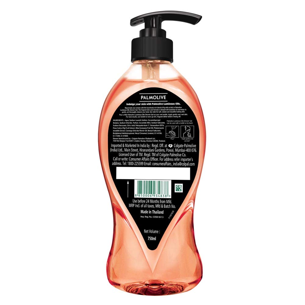 Palmolive® Luminous Oil Rejuvenating 750ml back Palmolive® Luminous Oil Rejuvenating 750ml back