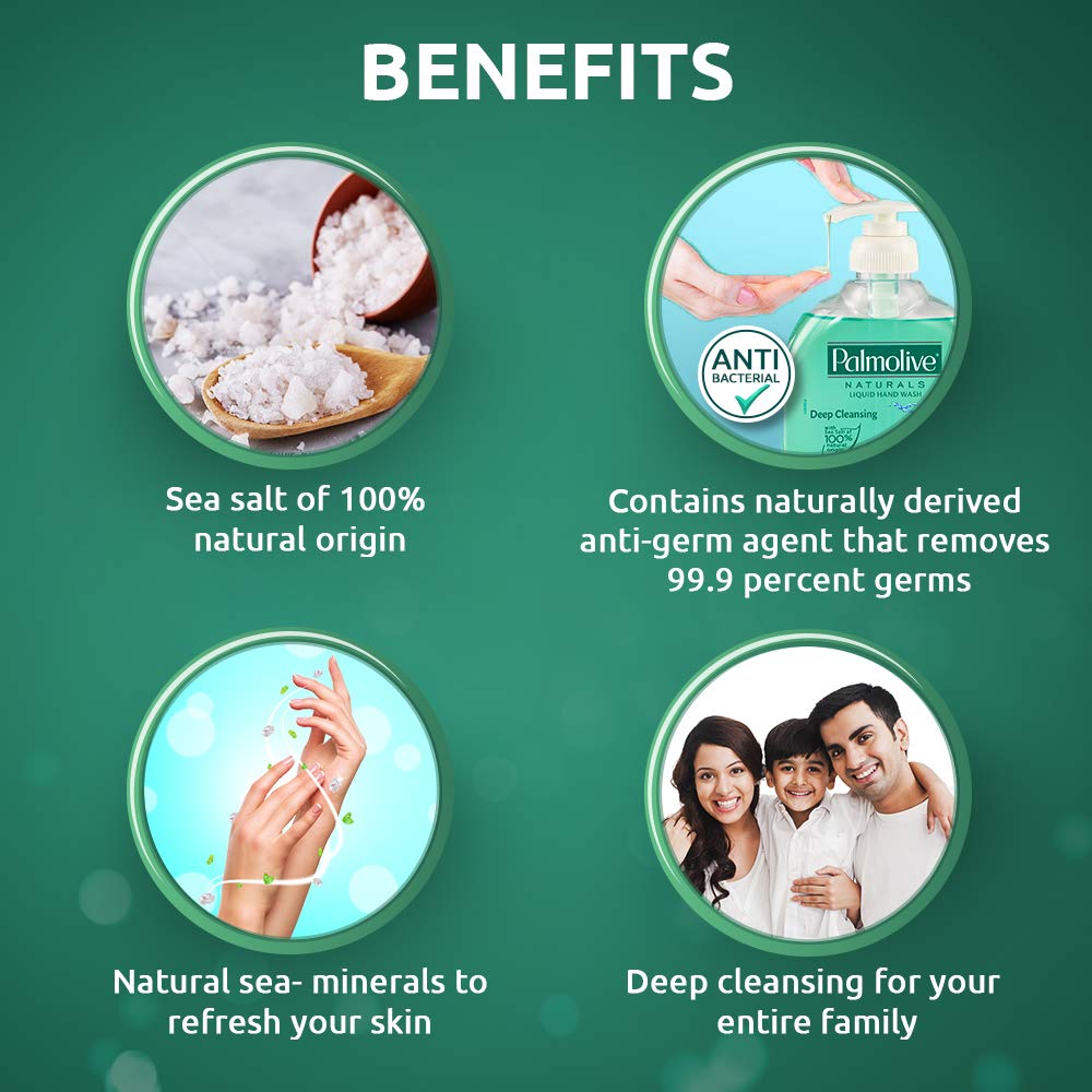 Palmolive® Sea Minerals Doy 185ML benefits Palmolive® Sea Minerals Doy 185ML benefits